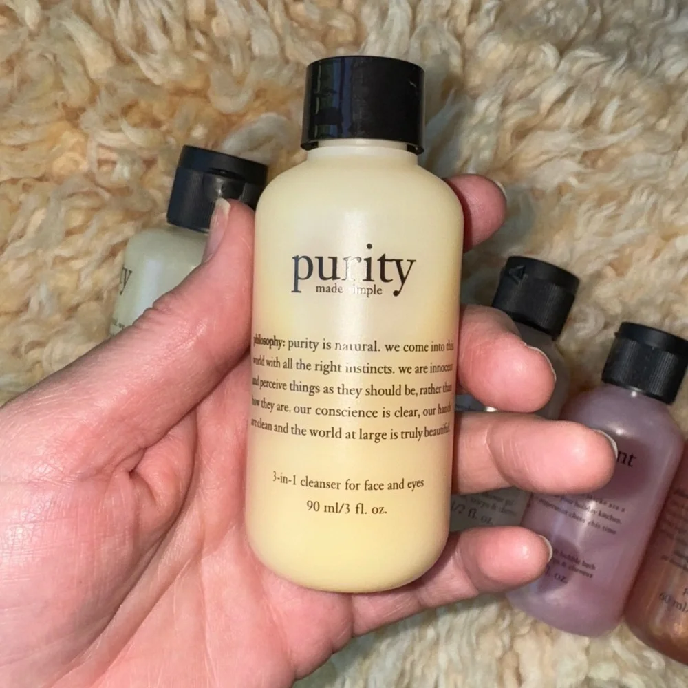 SEALED Philosophy Purity Set Cleanser, Shampoo, Shower Gel, Emulsion